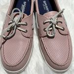 Sperry Top Sider Pink Perforated Leather Loafers Size 10 B86 Photo 2