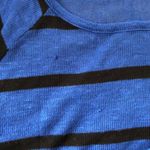 Attention Blue and black striped sweater size XL Photo 3