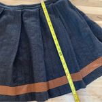 Tocca Grey Wool/Linen Blend Pleated Skirt 8 Photo 3