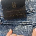 House of Harlow 1960 Super High Rise Straight Jeans Blue Size 30 Photo 8