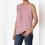 Lucky Brand  Women's XL pink  Sleeveless Blouse Shirt Top Photo 2