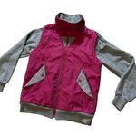 Nike Vintage Blue Tag Pink Gray Full Zip Up Hoodie Vest Women's Size Medium Photo 8