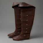 Botkier  Leather Pull‎ Up Knee Boots 38 / 7.5 Brown Leather Photo 0