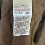 Old Navy Brown Baby Doll Knee Length Dress Size 3XL Sparkle Holiday Flowy Preppy Photo 4