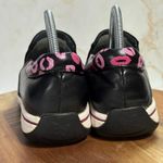 Alegria PG Lite Slip-On Shoes Pink Lips Print Black Leather EU 37 US 7.5 Nurse Photo 5