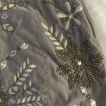 Free People  bright lights sequin and embroidered mini skirt size 0 Photo 3