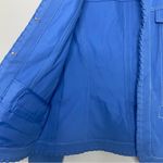 Peck & Peck  Weekend Jacket Blue Size 10  Eye Hook Photo 7