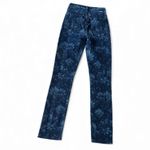 Mother Dazzler Hover jeans depth of field floral denim 23 stretch Blue Photo 3