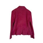 Bill Blass 90s  Vintage Cranberry Corduroy 2 Button Blazer size medium Y2K Photo 1