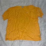 Gymshark  Women’s Orange See Through Oversized Mesh Athletic Top XL Extra Large Photo 1