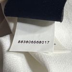 CHAPS Dress Womens Large Black White Colorblock Sheath Ruched Stretch Boatneck Photo 4