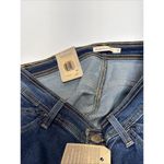 Levi's  32x27 Ribcage Riveted High Waist Ankle Straight Leg Jeans Dark Wash Photo 13