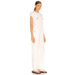 We Wore What Basic Overalls Jumpsuit Off White Linen Classic Blogger Favourite Photo 2