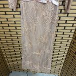 JS Collections  Pale Pink /Blush Beaded Maxi Dress Size‎ 8 Photo 2