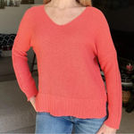 Lucky Brand  Pink Long Sleeve Sweater Small Photo 3