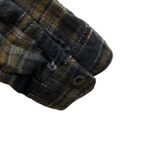 Free People  Road Trip Flannel Top‎ Women's Size XS Denim Button Up Long Sleeve Photo 4