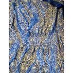 Morgan Taylor  Intimates Set Kimono Robe Chemise Night Slip Blue Floral Sm NWTS Photo 9