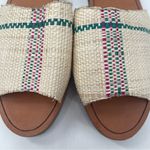 Rachel Comey  Sandal Flats Plaid Raffia Weave Natural Woven Summer Peru Size 10.5 Photo 4