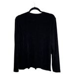 Chico's Travelers Collection Black Handkerchief Cardigan Topper Size 1 US M/8 Photo 1