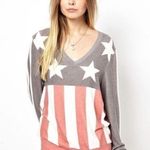 Wildfox NWOT  American Flag Sweatshirt Photo 0
