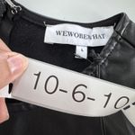 We Wore What Muscle Tank Mini Dress Womens Large Vegan Leather Sleeveless Modern Photo 4