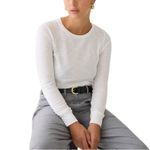 J.Crew Vintage Cotton Scoop Neck Long-Sleeve T-Shirt White 2X Plus Photo 10