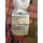 Farm Rio Animal Collage Maxi Dress Red Long Sleeves Tiered Beaded Tassels Photo 13