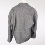 Vintage Vanilla London Blazer Oversized Tweed Jacket Made in England Size 10 Multiple Size M Photo 4