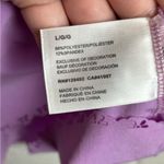 Greg Norman Woman’s Lilac Purple Arise Flutter Sleeve Lightweight Golf Shirt Size L Photo 5