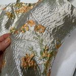 STAUD  Kennedy jacquard metalic floral midi dress Size 0 Photo 5