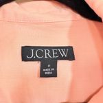 J.Crew 8 Cropped Buttoned Top Peach Blush Pastel Pink Beach Vaca Coastal Capsule Photo 4
