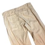 Free People Pants Linen SZ 4 Flare Leg Low Rise Ombre Browns Boho Chic 90's Photo 6