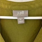 J.Jill Size M pullover stretch top rayon tencel lycocel blend - G… Photo 2