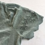 Blu Pepper  Seafoam Green Blouse Photo 2