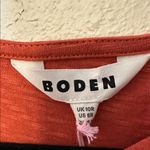 Boden Knot Front Jersey Knit Dress Size 6 R NWT Red Photo 5