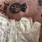 Amazon Laced White Corset Top  Photo 2