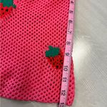 Strawberry Woman Crochet Boho Cottagecore Tote‎ Bag Pink Photo 3