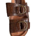 Sesto Meucci Like New Leather Buckle Sandals Size 7 Retail $225.00; Photo 1