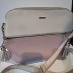 Lovestitch Brand Name Pink Beige Dome Crossbody Shoulder Bag Tassel Gold Hardware Photo 2