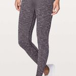 Lululemon  Wunder Under Hi-Rise Tight *28" Coco Pique Black White women’s size 4 Photo 0