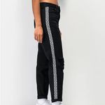 Empyre Jeans Womens 7 Black Eileen Mom Checkerboard Stripe Cotton Pants Denim Size undefined Photo 1