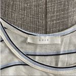 Urban Outfitters Size Medium White and Blue Flowy Striped Tank Top Photo 3