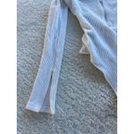 Good American  white ribbed Henley bodysuit size 0 Photo 2