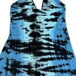 Boston Proper Green Dragon for Blue Tie Dye Halter Sundress Casual Dress Sz XL Photo 9