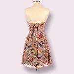 Lucca Couture Urban Outfitters floral strapless chiffon dress Photo 4