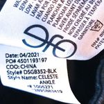 Skinny Girl CELESTE HIGH RISE STRAIGHT ANKLE BLACK DENIM JEAN PANTS 25/0 Photo 6