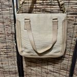 Fossil  Preston Woven Straw and Leather Shopper Shoulder Bag Photo 7