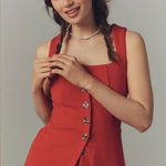 Anthropologie NWT  Maeve Structured Longline Vest Top Photo 0