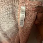 Chico's  Women’s 3 Ombre Pink Tan Striped Metallic Knit Pullover Sweater Sz 16/18 Photo 4