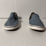 LAUREN RL striped slip on sneaker shoe women size 8.5 B Blue Photo 3